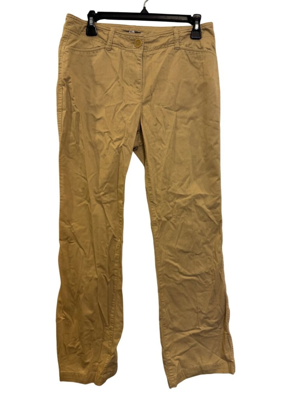 Jones New York Sport pants size 8 Petite Beige Cotton Blend 30" Inseam